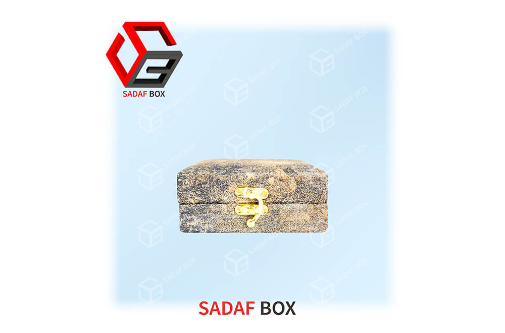 saffron box 12x12cm super lux patina