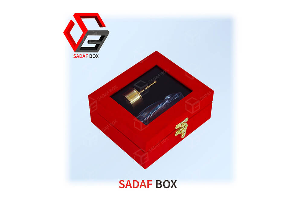 Best Saffron Gift Box 14x12cm with glass