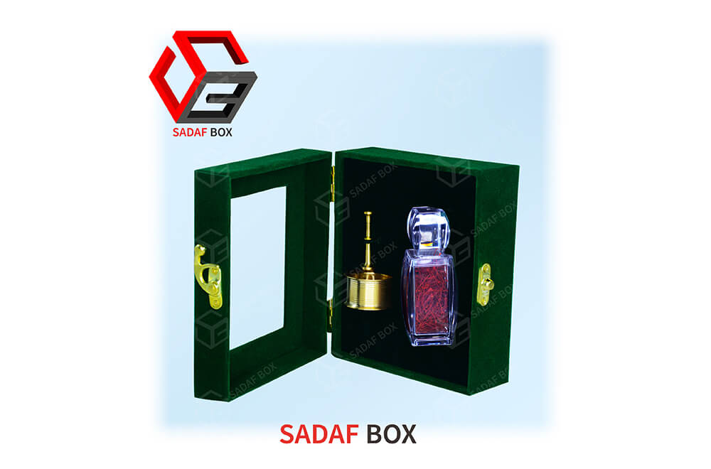 Best Saffron Gift Box 14x12cm with glass