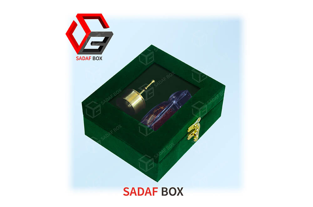 Best Saffron Gift Box 14x12cm with glass