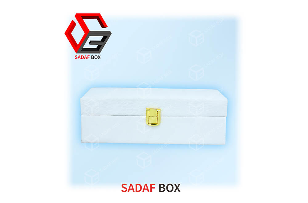 leather saffron packaging box