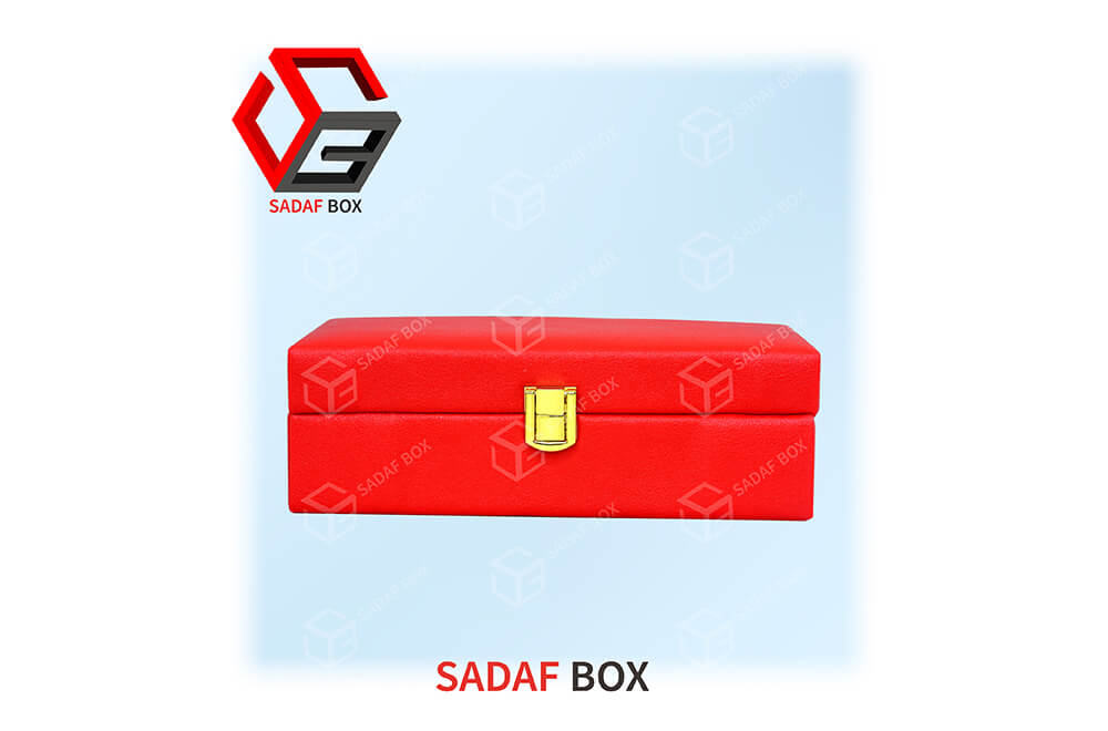 gift box with leather cover