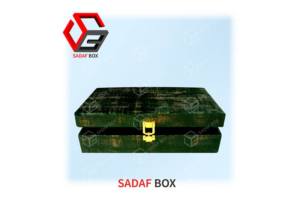 modern saffron box