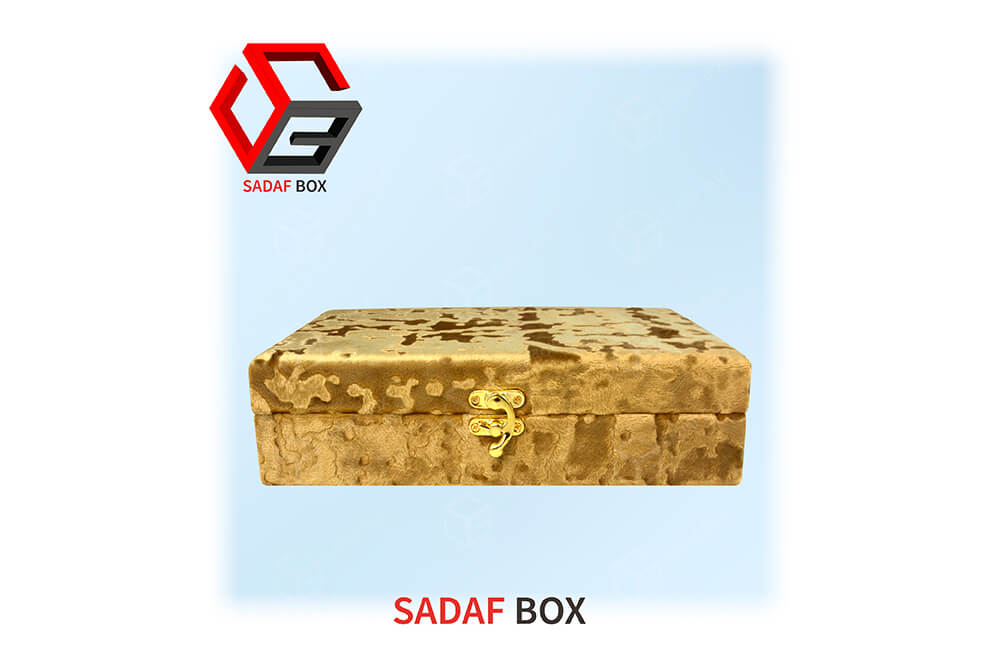 golden saffron box