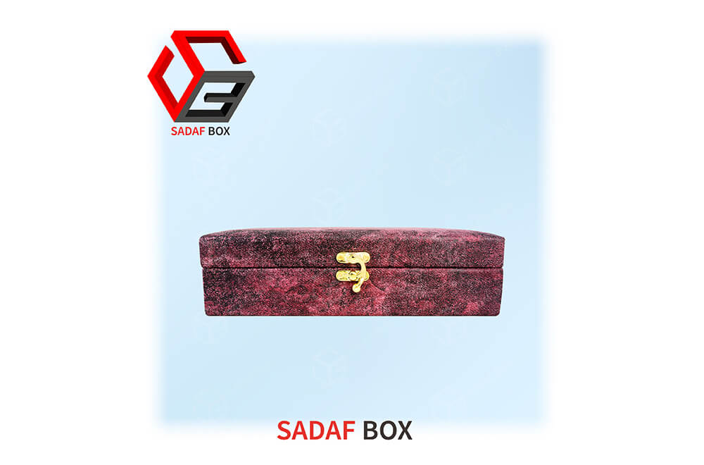 luxury red saffron box