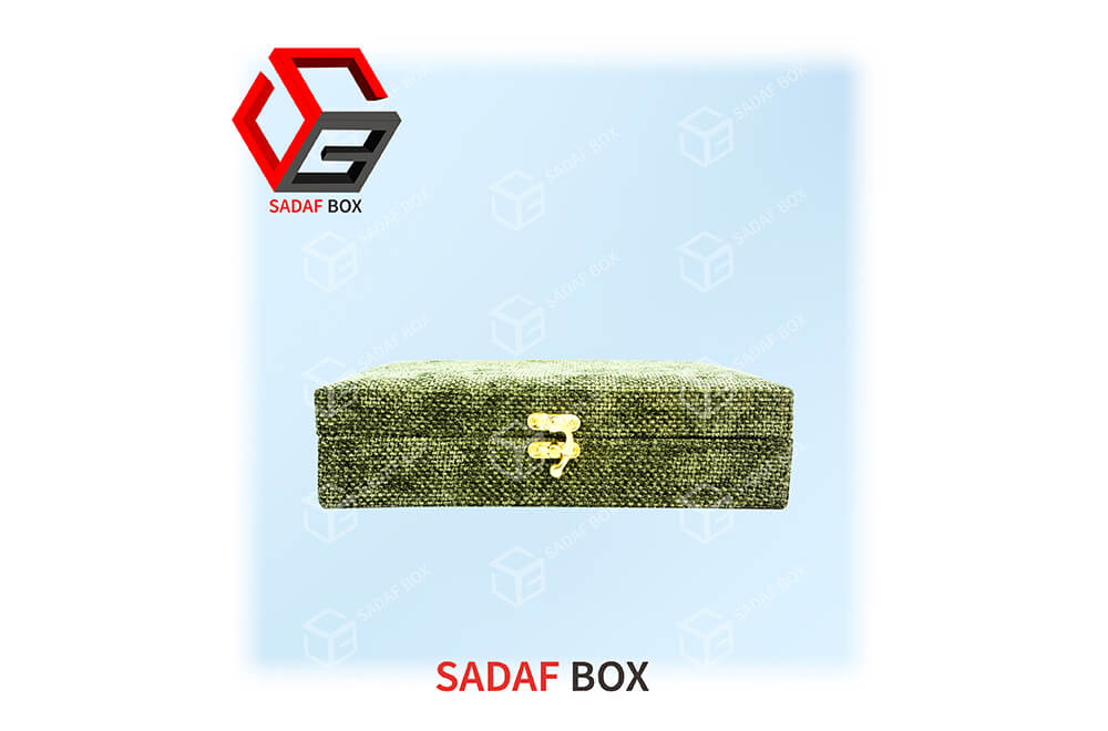 beatiful green saffron box 24x15 cm