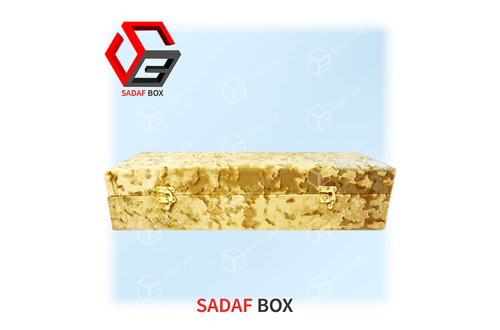 golden saffron box 41x15cm