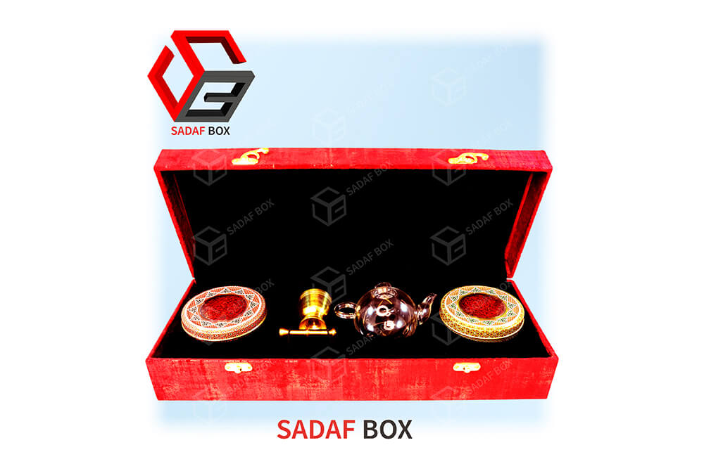 super lux red saffron box 41x15cm