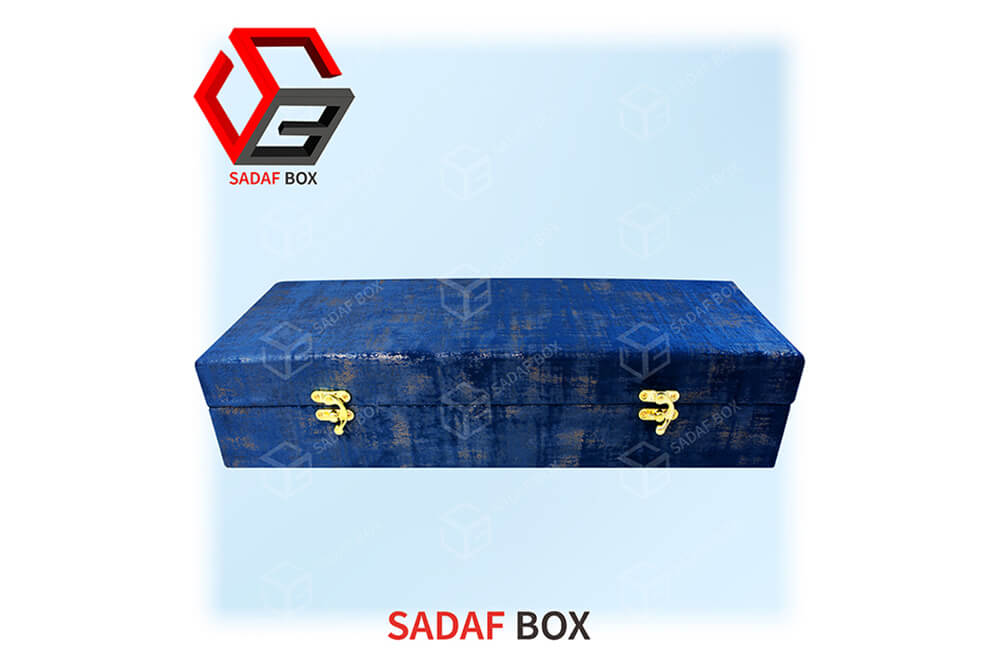 blue saffron box